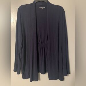 Croft & Barrow Dark Blue Long Sleeve Top